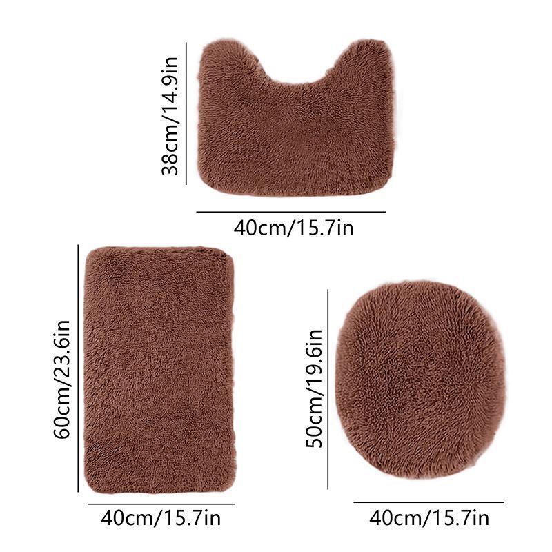 Bathroom Rugs Sets Brown V1221-XM-DDTZ-008