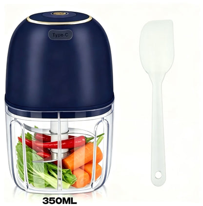 350ml Household Multifunctional Automatic Food Processor-blue V1221-XM-DGNLLJ-02