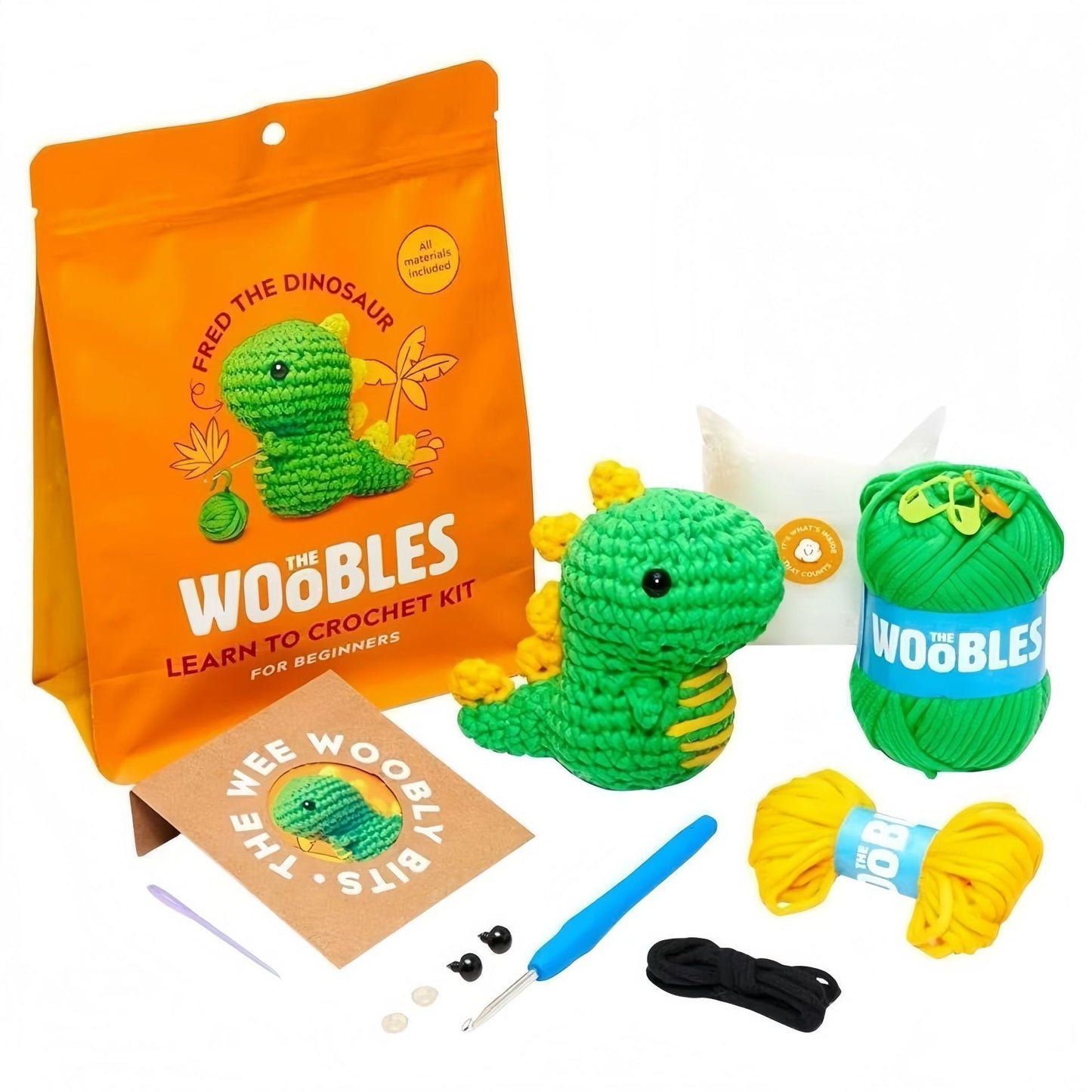 Penguin & Dinosaur Crochet Kit 002 V1221-XM-DIYGZLJT-02