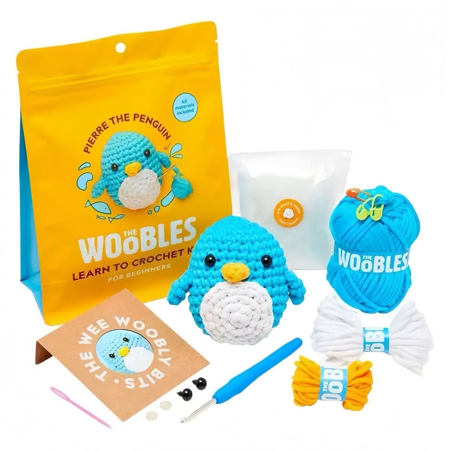 Penguin & Lion Crochet Kit 005 V1221-XM-DIYGZLJT-05
