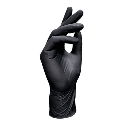 300Pcs Black Nitrile Gloves Large V1221-XM-DJST-03