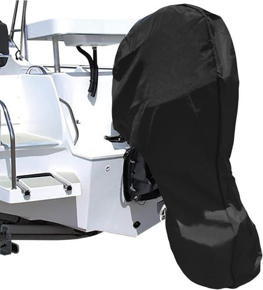 600D Oxford Outboard Motor Cover, 175-225HP Waterproof Engine Protector V1221-XM-FDJBHZ-003