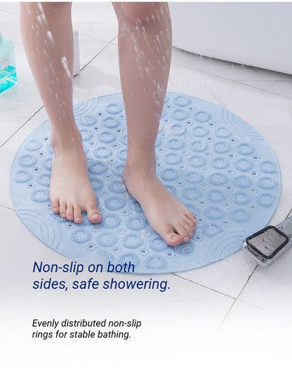Blue Non-Slip Bath Mat 55x55cm V1221-XM-FHYD-06