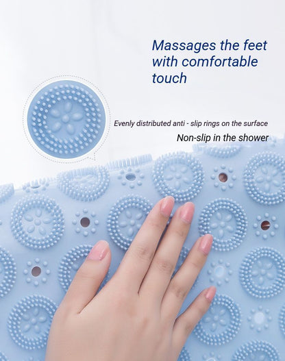 Ivory Non-Slip Bath Mat 30x30cm V1221-XM-FHYD-07