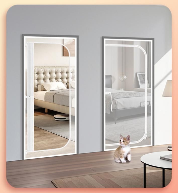 Pet Zipper Screen Door Black 90 x 220cm V1221-XM-FMML-03