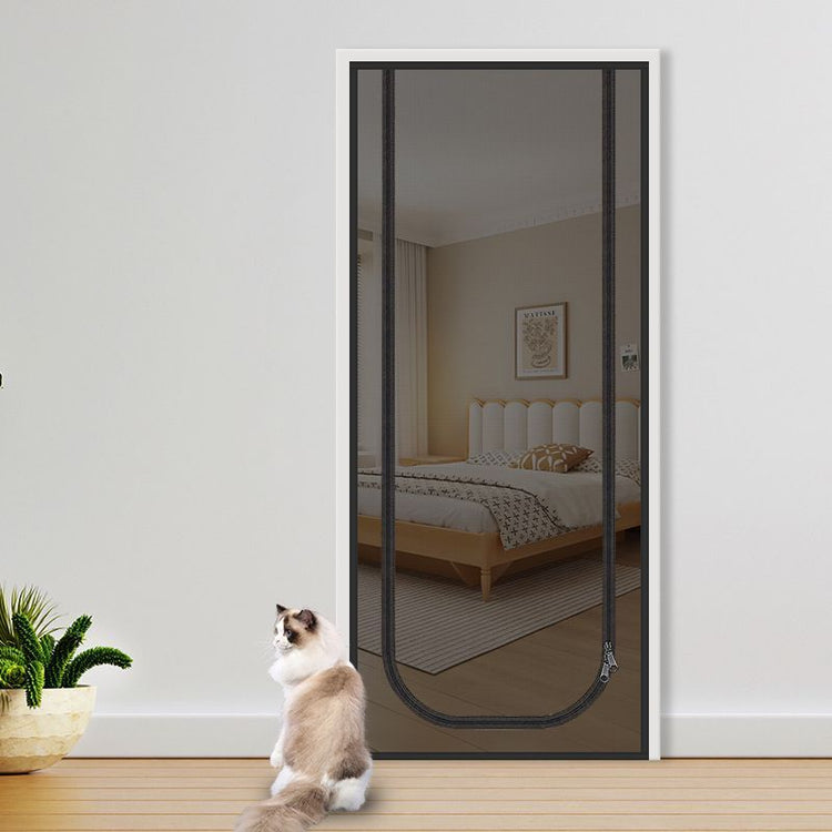 Pet Zipper Screen Door Black 95 x 220cm V1221-XM-FMML-04