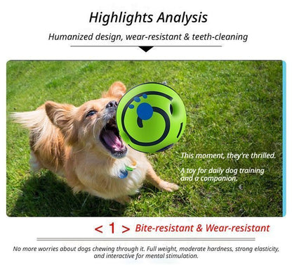 8.8cm Dog Squeaky Ball OPP Bag V1221-XM-FSGQ-01