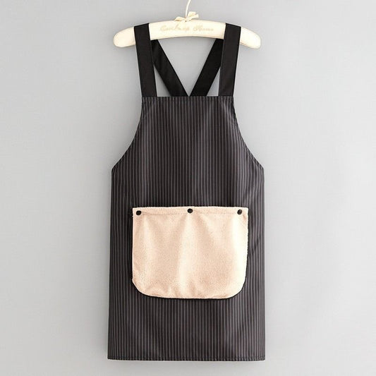 2-Pack Black Waterproof Aprons V1221-XM-FSWQ-01
