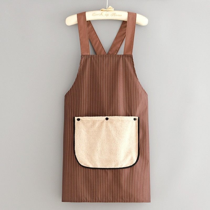 2-Pack Khaki Waterproof Aprons V1221-XM-FSWQ-03