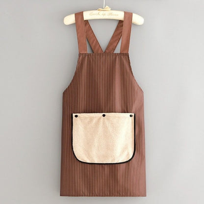 2-Pack Khaki Waterproof Aprons V1221-XM-FSWQ-03