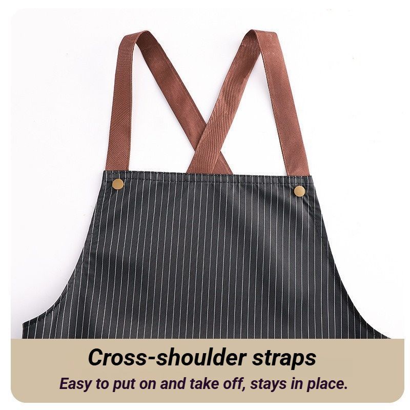 2-Pack Khaki Waterproof Aprons V1221-XM-FSWQ-03