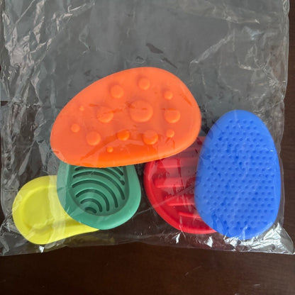 5Packs Silicone Sensory Stones New V1221-XM-GGS-01