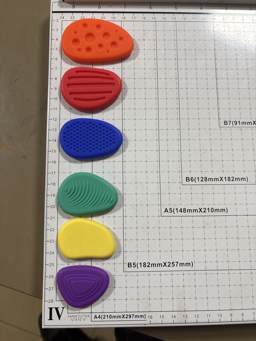 5Packs Silicone Sensory Stones New V1221-XM-GGS-01