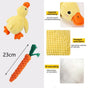 Small & Medium Plush Duck with Rope Carrot V1221-XM-GGWJ-01
