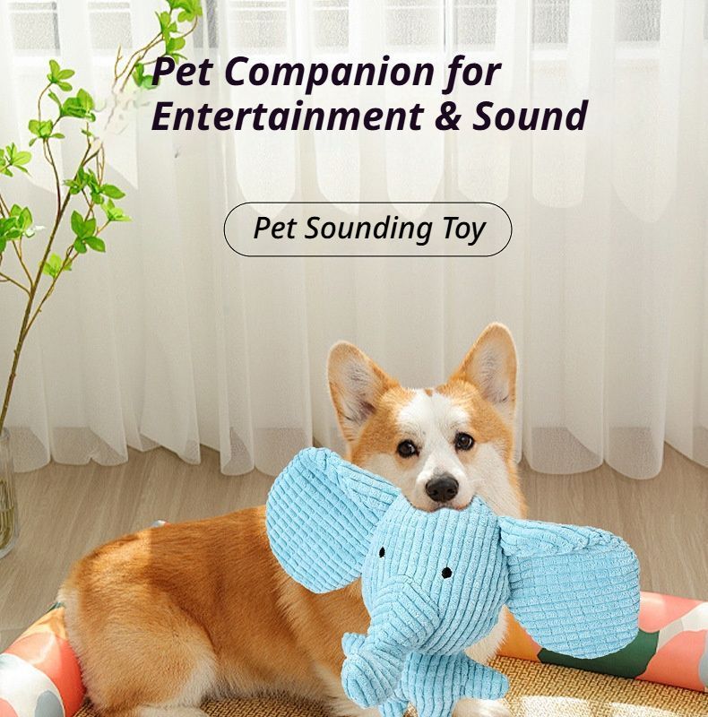 Small & Medium Plush Duck with Rope Carrot V1221-XM-GGWJ-01