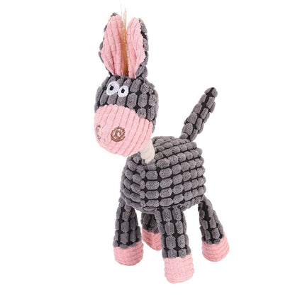 Small & Medium Plush Duck with Rope Carrot V1221-XM-GGWJ-01