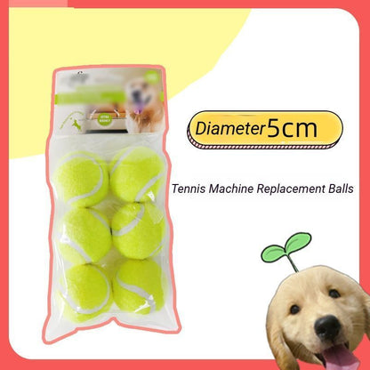 6-Pack 2inch Yellow Dog Tennis Balls V1221-XM-GGWQ-01