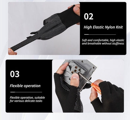 10-Pairs Nylon Work Gloves-02 V1221-XM-GZST-02