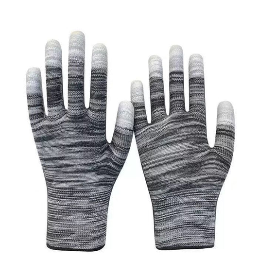 12-Pairs Coated Fingertip Gloves 04 V1221-XM-GZST-04