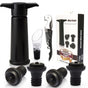 red Wine Vacuum Pump with Preserver Stopper, Wine Fresh Keeping Set V1221-XM-HJBXTZ-003