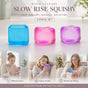 3 Pack Ice Cube Squishy Blue Purple Pink, Multi Color Set For Full Mood Relief, Xmas Pack