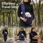 Solid Color Cat Carrier Up To 16.5lbs, Dark Blue With Phone Pocket, Calming Muted Travel Carrier