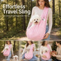 Solid Color Cat Carrier Up To 16.5lbs, Bright Red With Phone Pocket, Bold Eye-Catching Carry Bag