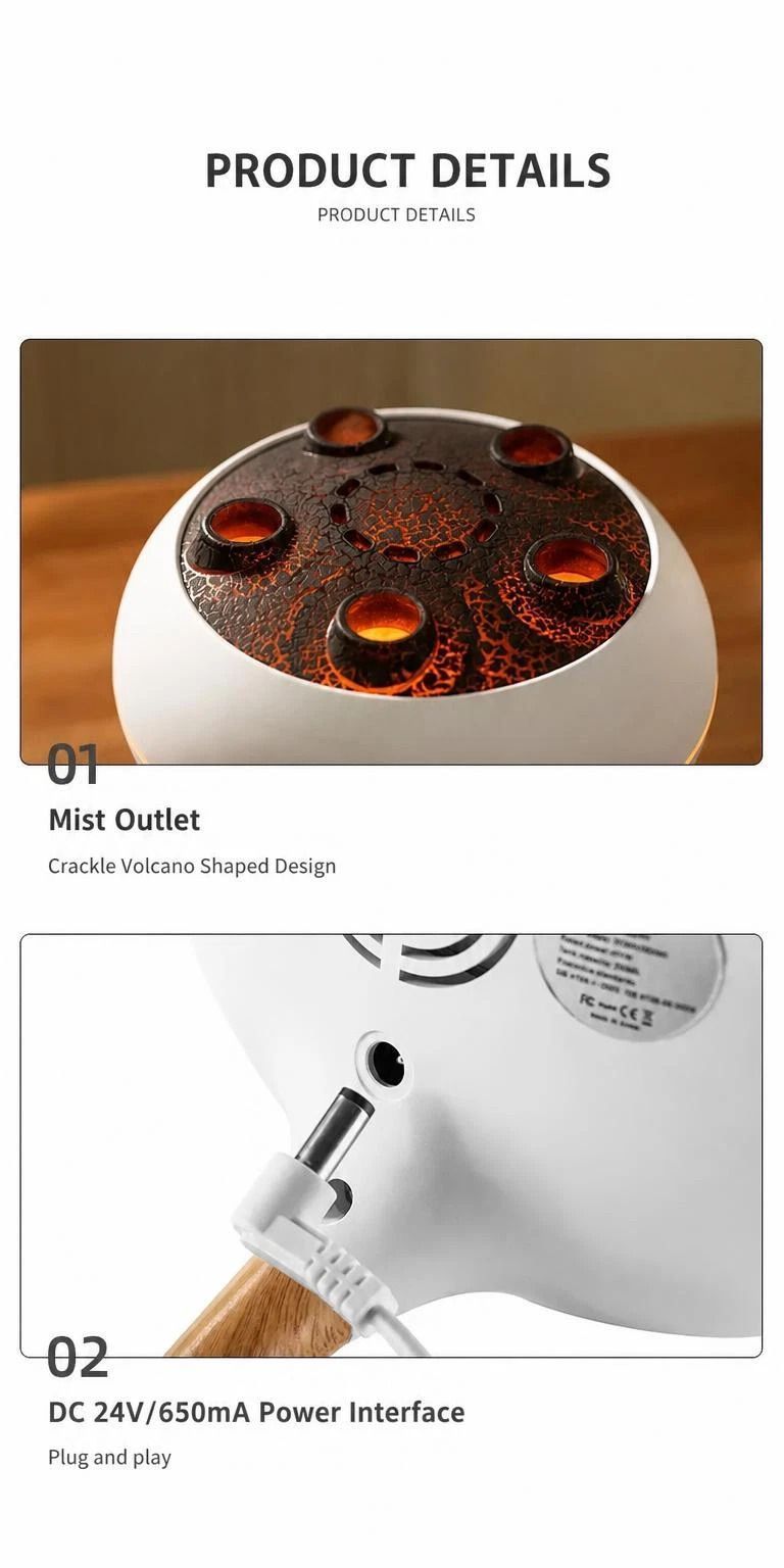 Dreamy Jellyfish Oil Diffuser, Music Linked Color Shift, Ultra Quiet For Nighttime Rest