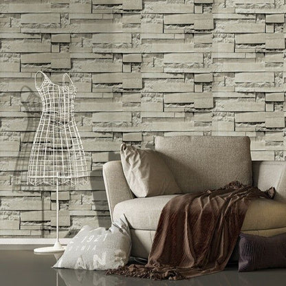 Self Adhesive Vintage Wall Covering 0.45x6M, Whole Log Wood Grain, Rustic Shop Backdrop