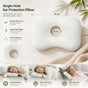 Side Sleep Ear Guard Pillow 39x28x6, Rock Gold, Gentle Head Support For Rest