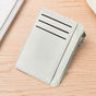 2Pcs 6 Slots Large Capacity Zipper Card Holder,Waterproof & Scratch Resistant,Compact-white V1221-XM-LQKB-07