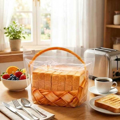 100 Pack [Clear Bread Bags] Holds 250g V1221-XM-MBD-001
