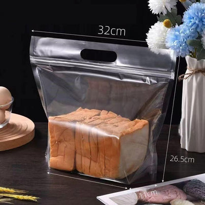 100 Pack [Clear Bread Bags] Holds 450g V1221-XM-MBD-002