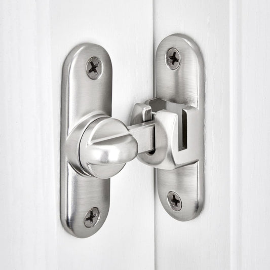 2Pcs No-Drill Door Latch Buckle with Screws V1221-XM-MDKMS-001