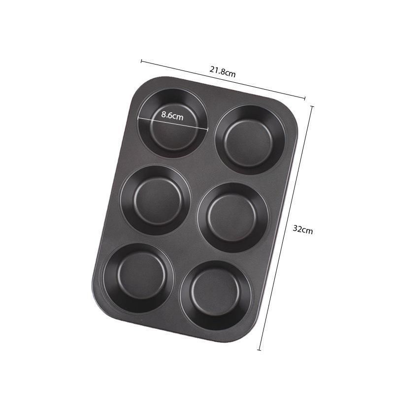 6-Cup Muffin Tray Black V1221-XM-MFKP-001