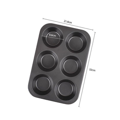 6-Cup Muffin Tray Black V1221-XM-MFKP-001