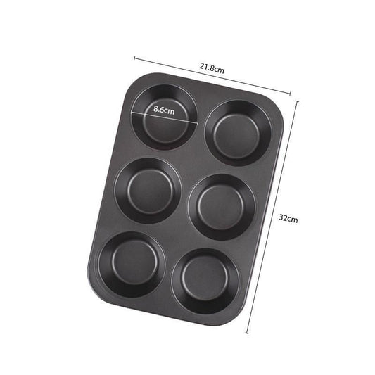 6-Cup Muffin Tray Black V1221-XM-MFKP-001
