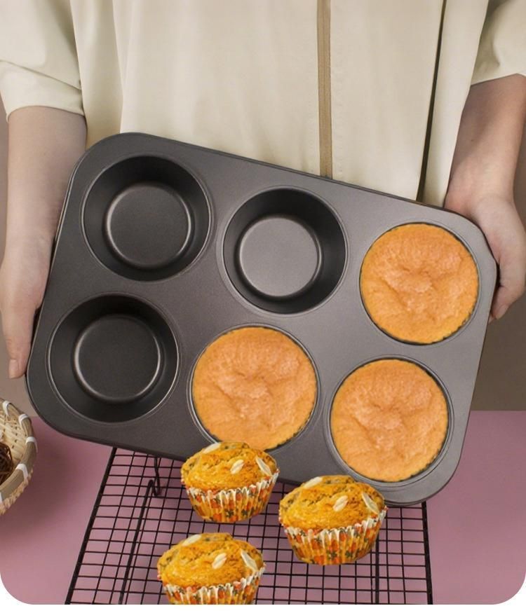 6-Cup Muffin Tray Black V1221-XM-MFKP-001