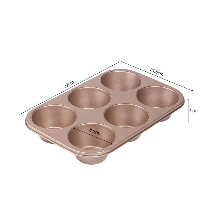 6-Cup Muffin Tray Golden V1221-XM-MFKP-002