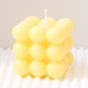 3Pcs yellow Rubik's Cube Scented Candle Home Decor Ornaments V1221-XM-MFXXLZ-02