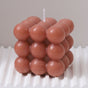 3Pcs light brown Rubik's Cube Scented Candle Home Decor Ornaments V1221-XM-MFXXLZ-05