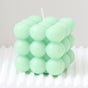 3Pcs green Rubik's Cube Scented Candle Home Decor Ornaments V1221-XM-MFXXLZ-07