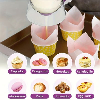 Purple Cake Batter Dispenser V1221-XM-MHFPQ-01