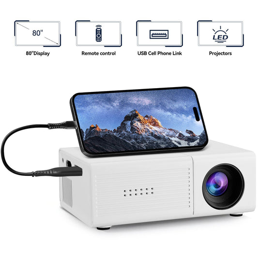 M3S Mini Projector White AU V1221-XM-MNTYY-01