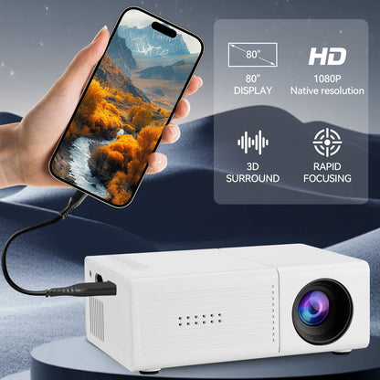 M3S Mini Projector White AU V1221-XM-MNTYY-01