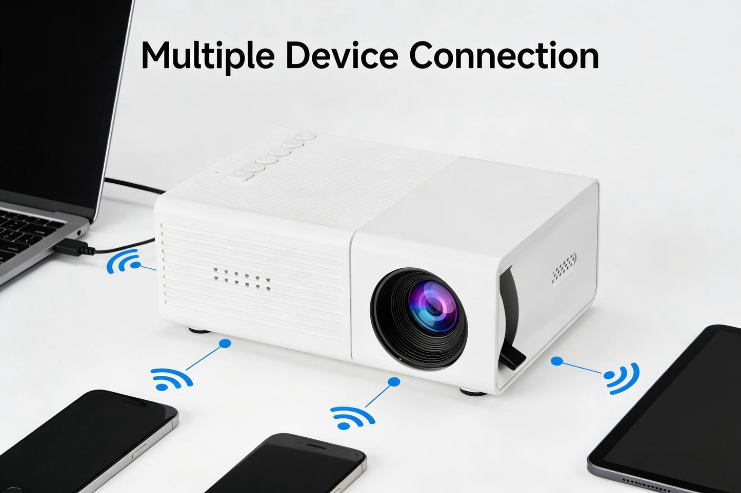 M3S Mini Projector White AU V1221-XM-MNTYY-01