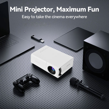 M3S Mini Projector White USB-Powered V1221-XM-MNTYY-03