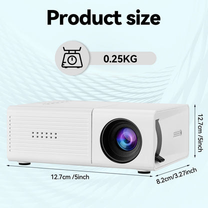 M3S Mini Projector White USB-Powered V1221-XM-MNTYY-03