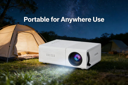 M3S Mini Projector White USB-Powered V1221-XM-MNTYY-03