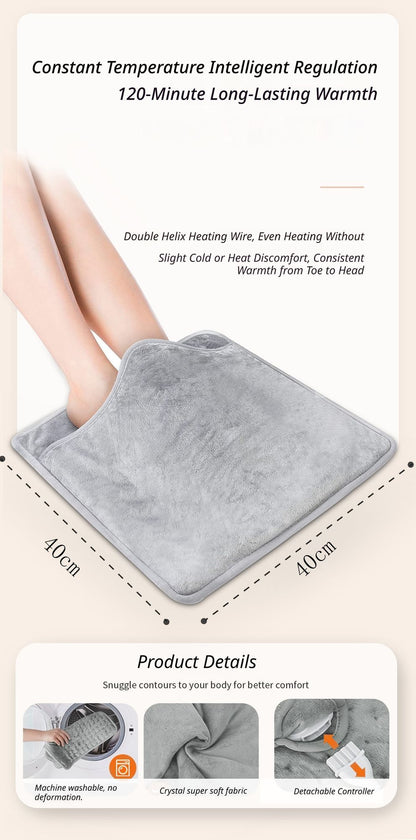Electric Foot Warmer 6 Heat Settings V1221-XM-NJD-01
